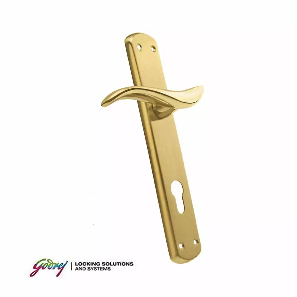 Godrej Europrofile Brass Handle - 240 mm Aura Handle (Brass Finish)   