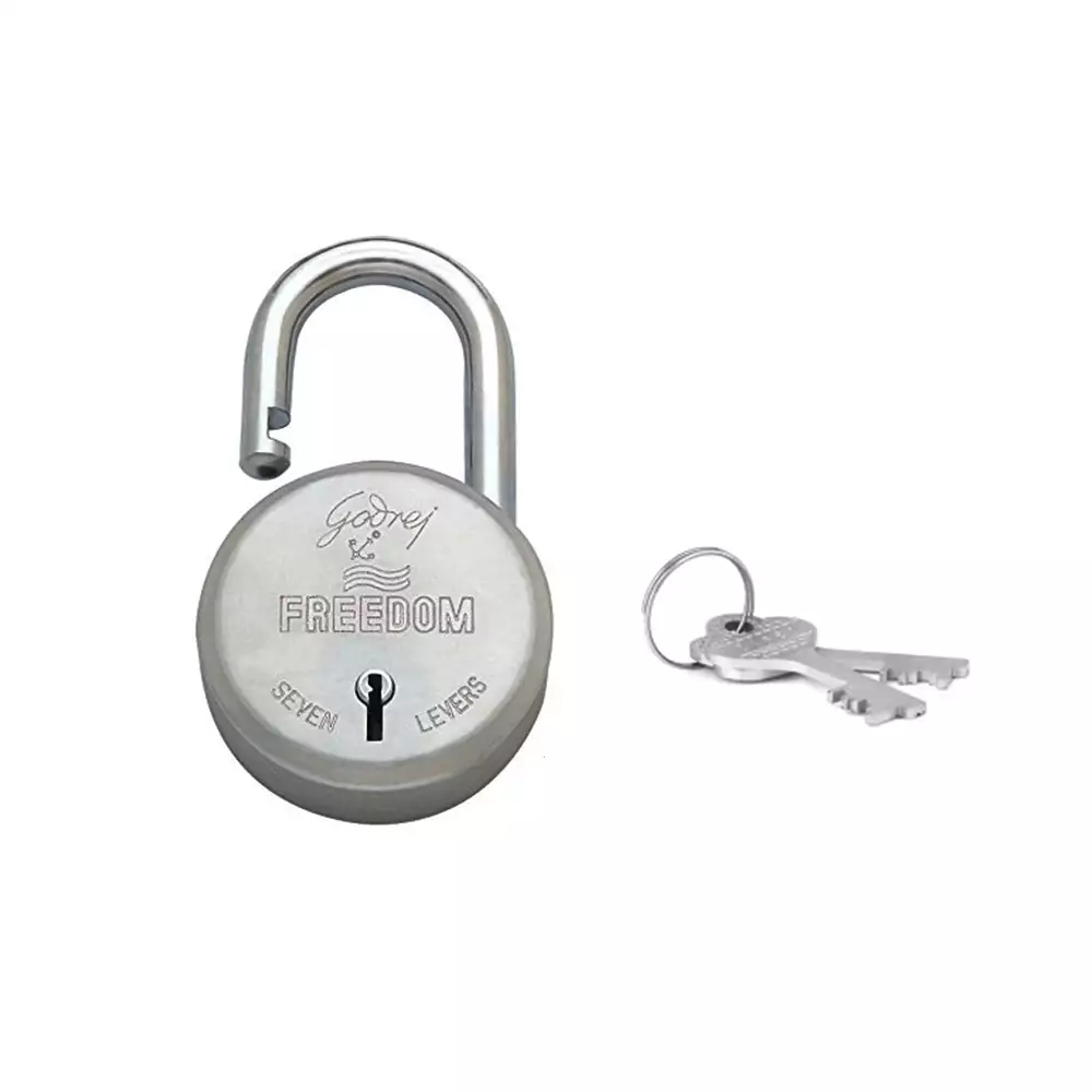 Godrej Freedom 7 Lever Padlock with 2 Keys - Blister Set- [3066]