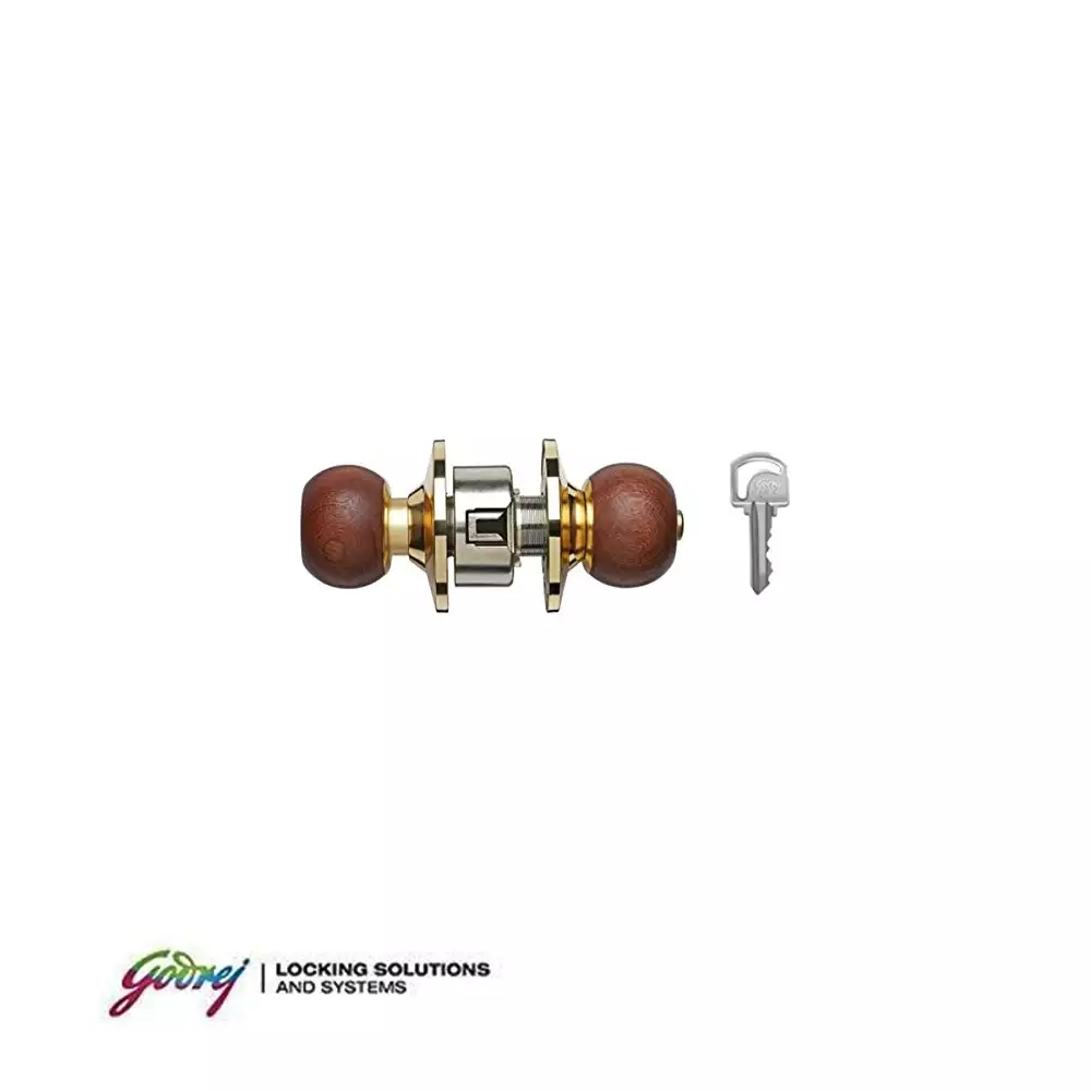 Godrej Wooden Classic Cylindrical Lock Set for Entrance Doors