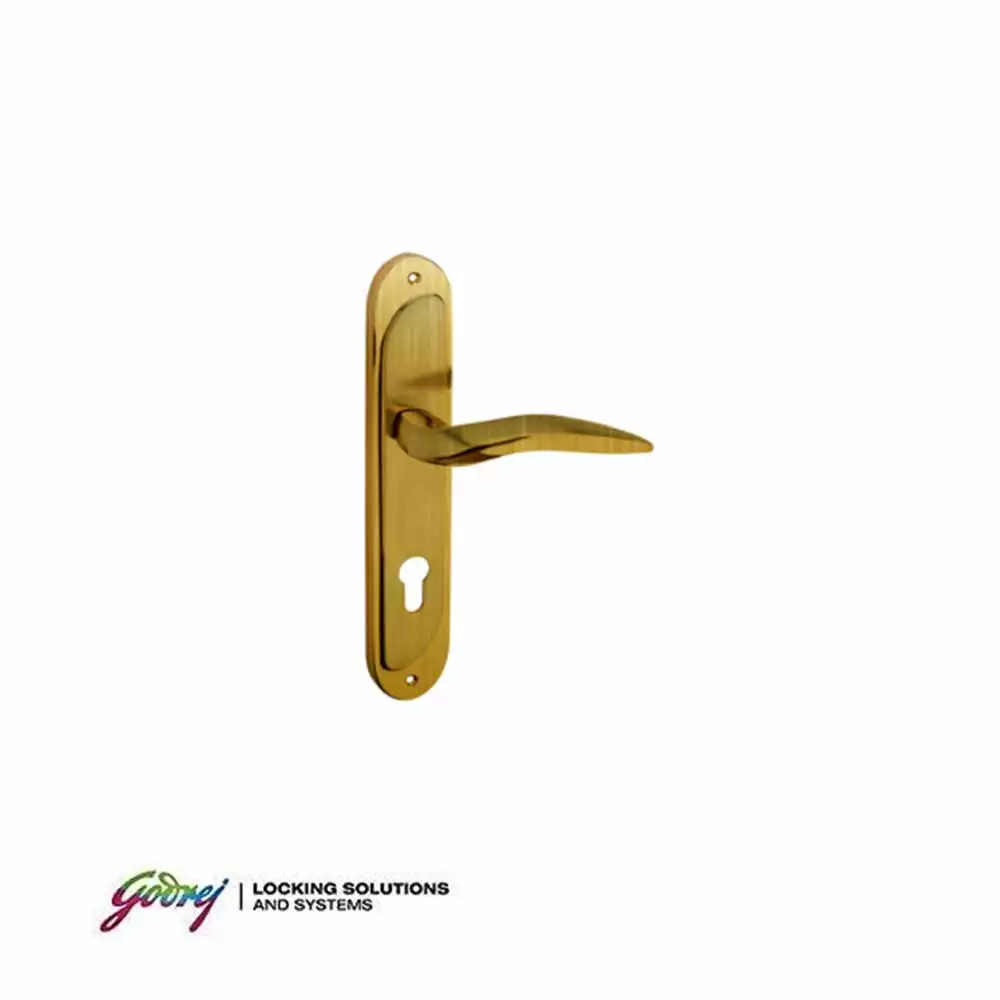 Godrej Europrofile Brass Handle - 240 mm Cara Handle (Brass Finish)   