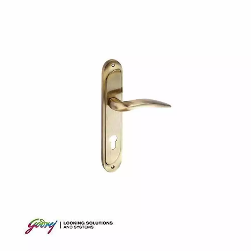 Godrej Europrofile Brass Handle - 240 mm Cara Handle (Antique Brass Finish)  