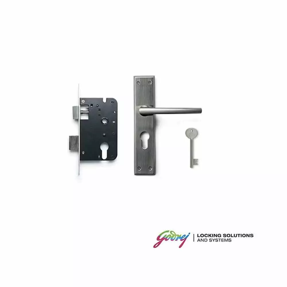 Godrej 8083 Matiz Door Handleset With 6 Lever Mortise Lock