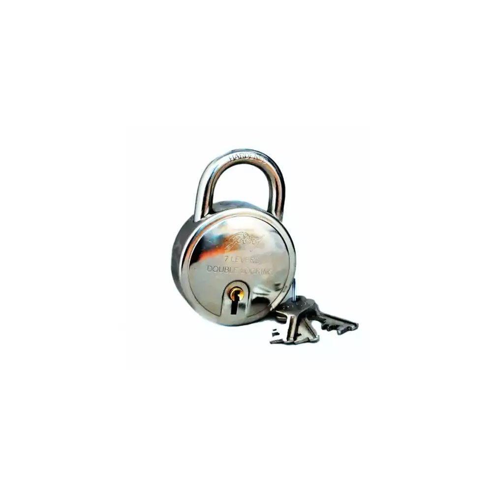 Godrej Round 7 Lever Padlock with 3 Keys Set- [8149]