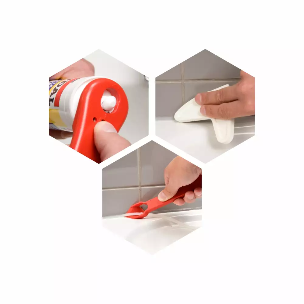 McCoy Soudal Finishing Tool Pack -Cartridge Cutter, Smoothing Tool & Silicone Scraper  