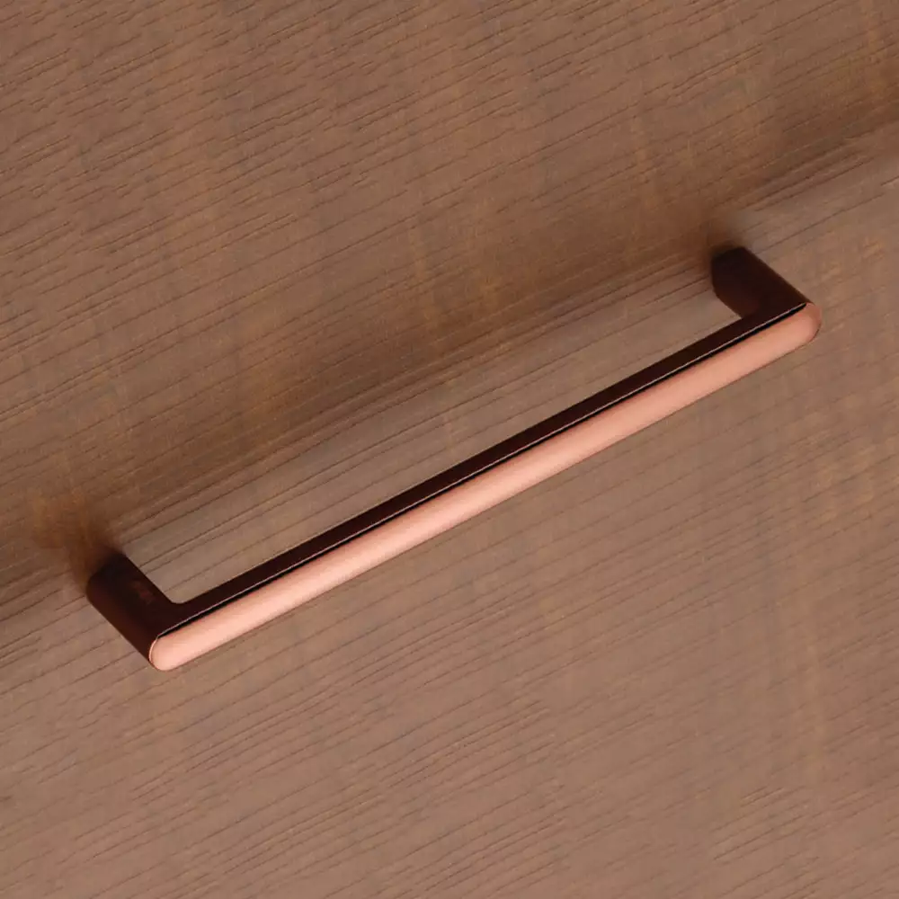 Vittoria M-148 Zinc Regular Drawer Handle, 96 mm - Rose Gold