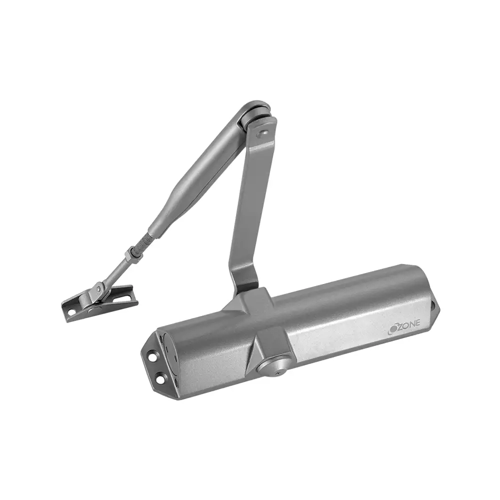 Ozone Silver Scissor Arm Overhead Door Closer - EN 3-4 (NSK-6825)