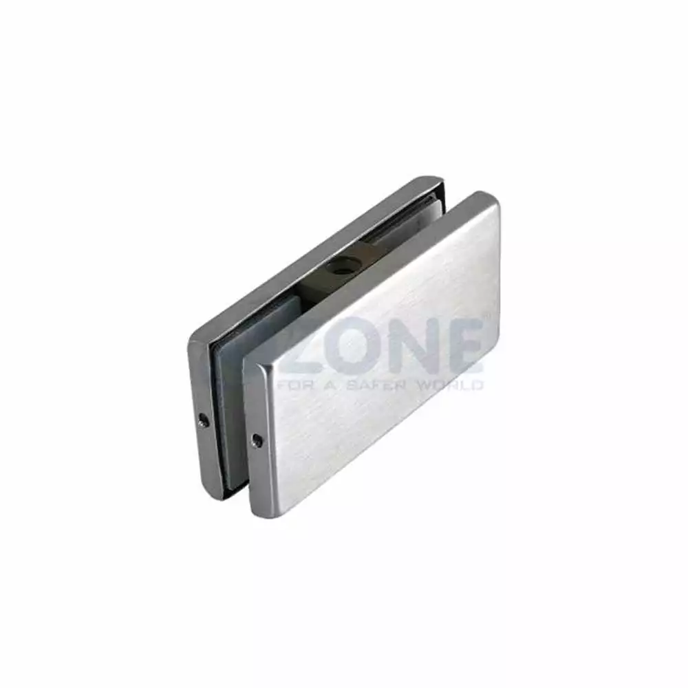 Ozone OPF-650 STD Glass to Glass Connecting Patch Fitting For Glass Doors - Satin Stainless Steel