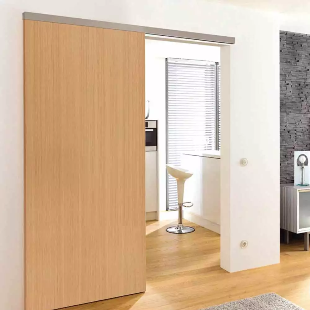 Ozone Office Door Sliding System for Wooden Doors (OZSL-P-S-SYS) - 2 mtr (Standard)