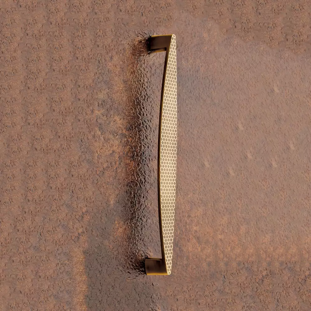 Main Door Handle V-104 - Antique Brass 300mm - Vittoria
