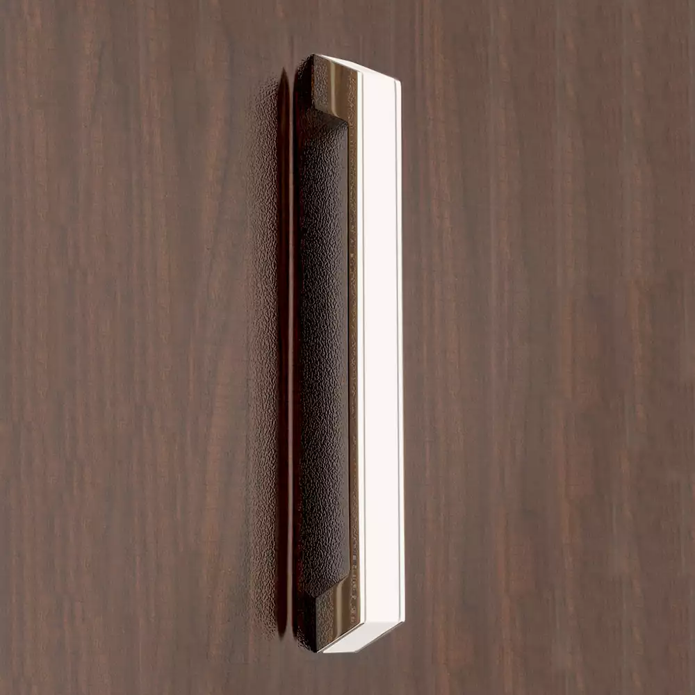Main Door Handle V-112 - Stainless Steel Matt/White 300mm - Vittoria