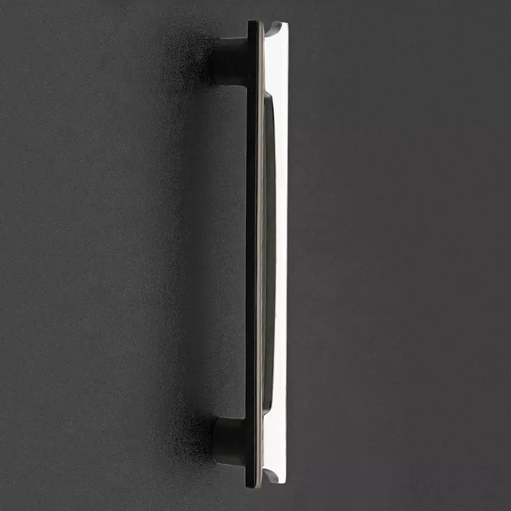 Main Door Handle V-122 - Chrome Plating/Black Nickel 300mm - Vittoria