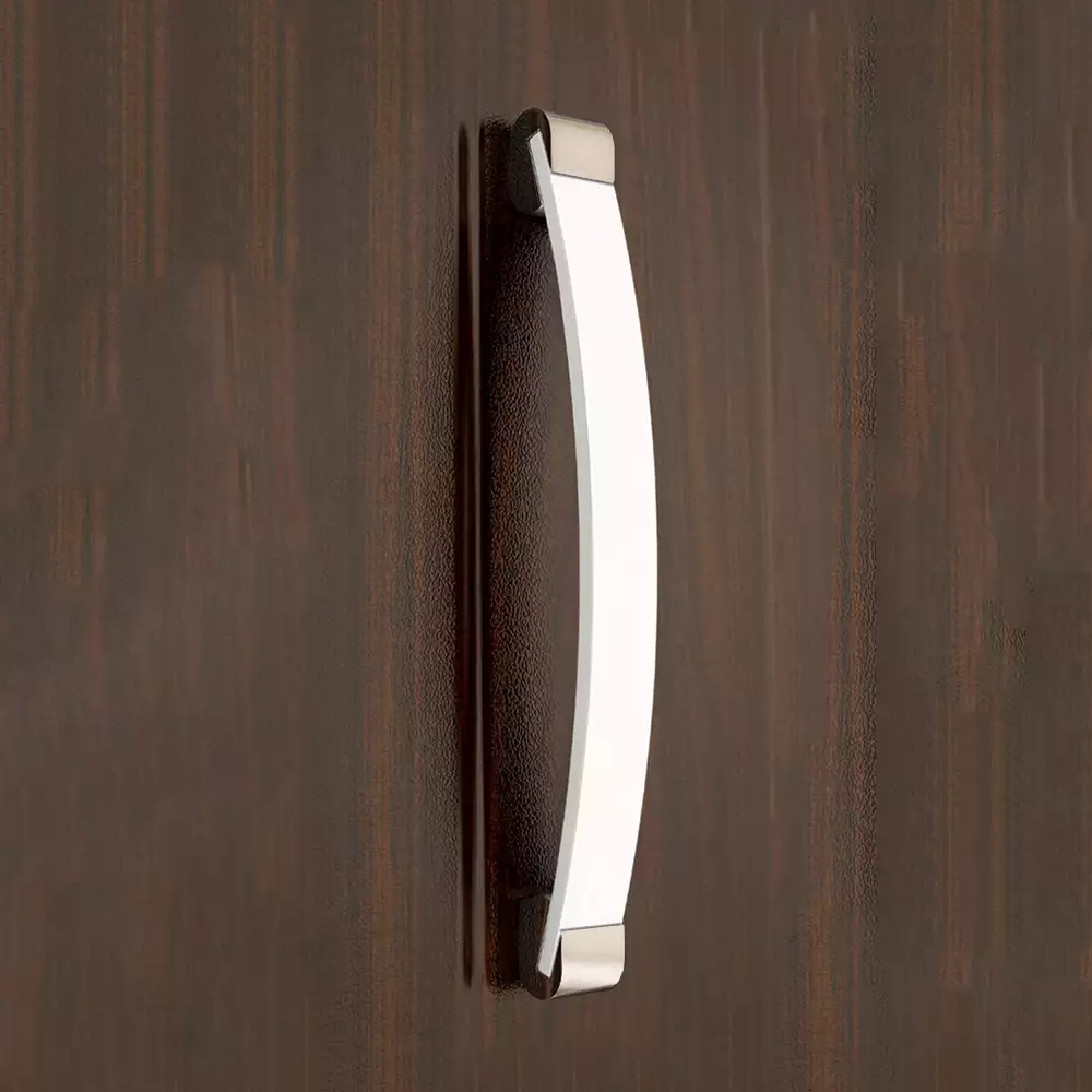 Main Door Handle V-127 - Stainless Steel Matt/White 300mm - Vittoria