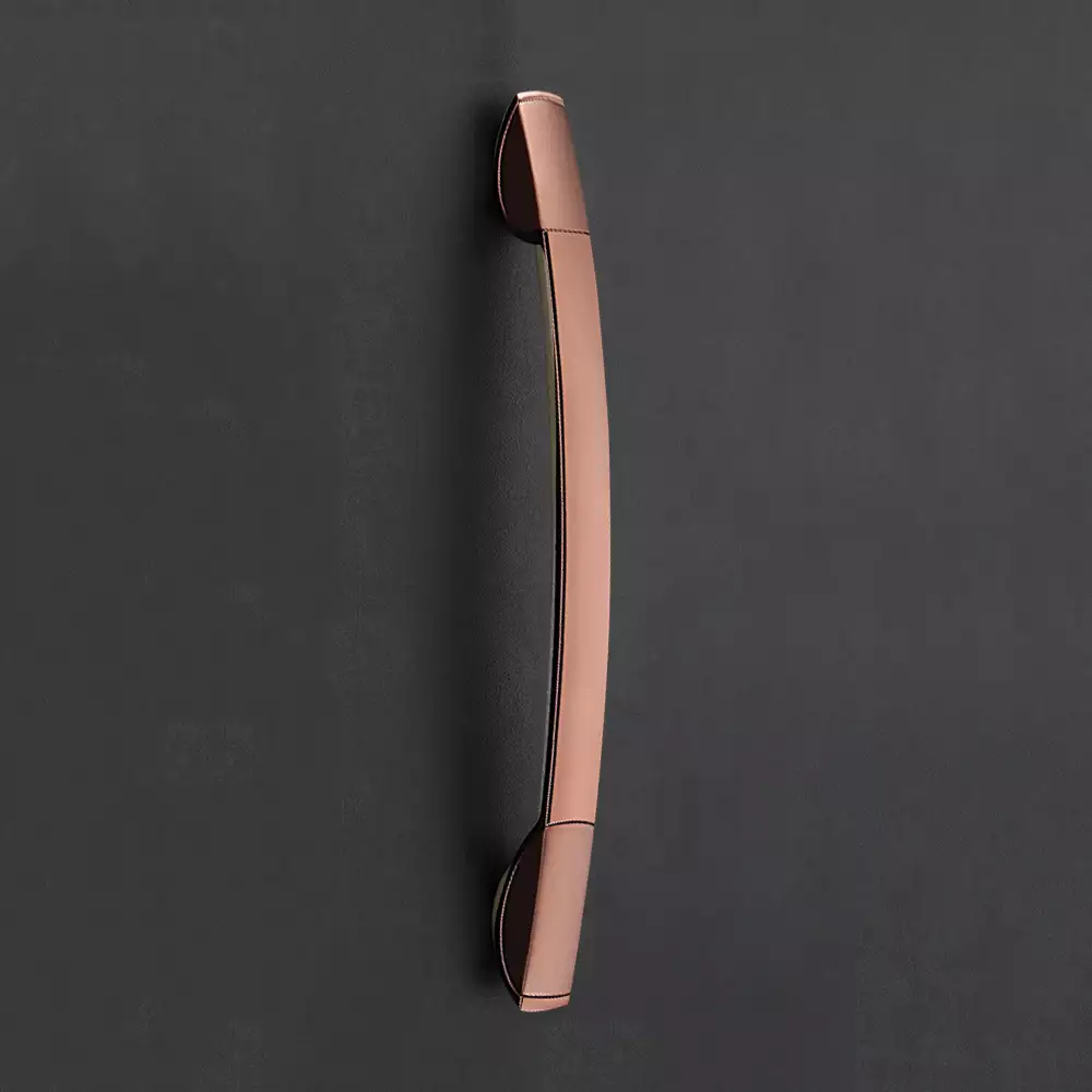 Main Door Handle V-128 - Rose Gold Matt/Rose Gold 300mm - Vittoria