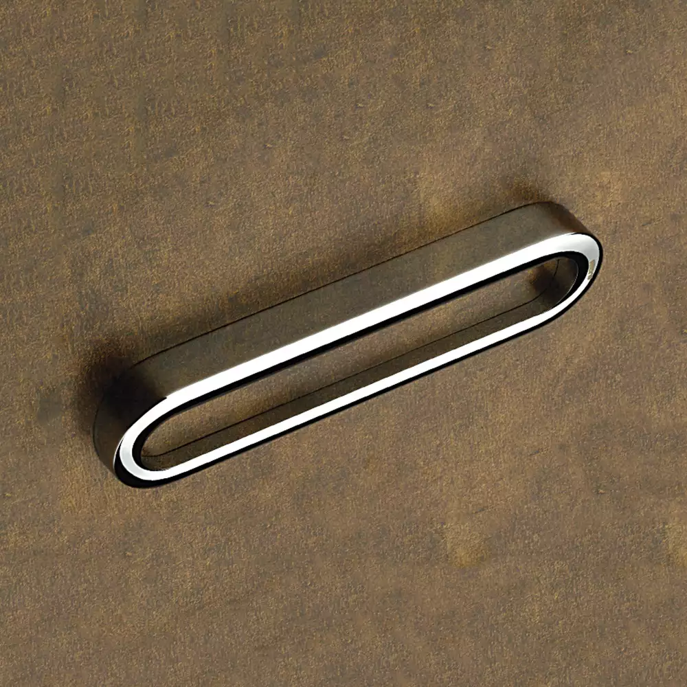 Vittoria V-132 Zinc Flush Type Drawer Handles, 224 mm - Chrome Plated