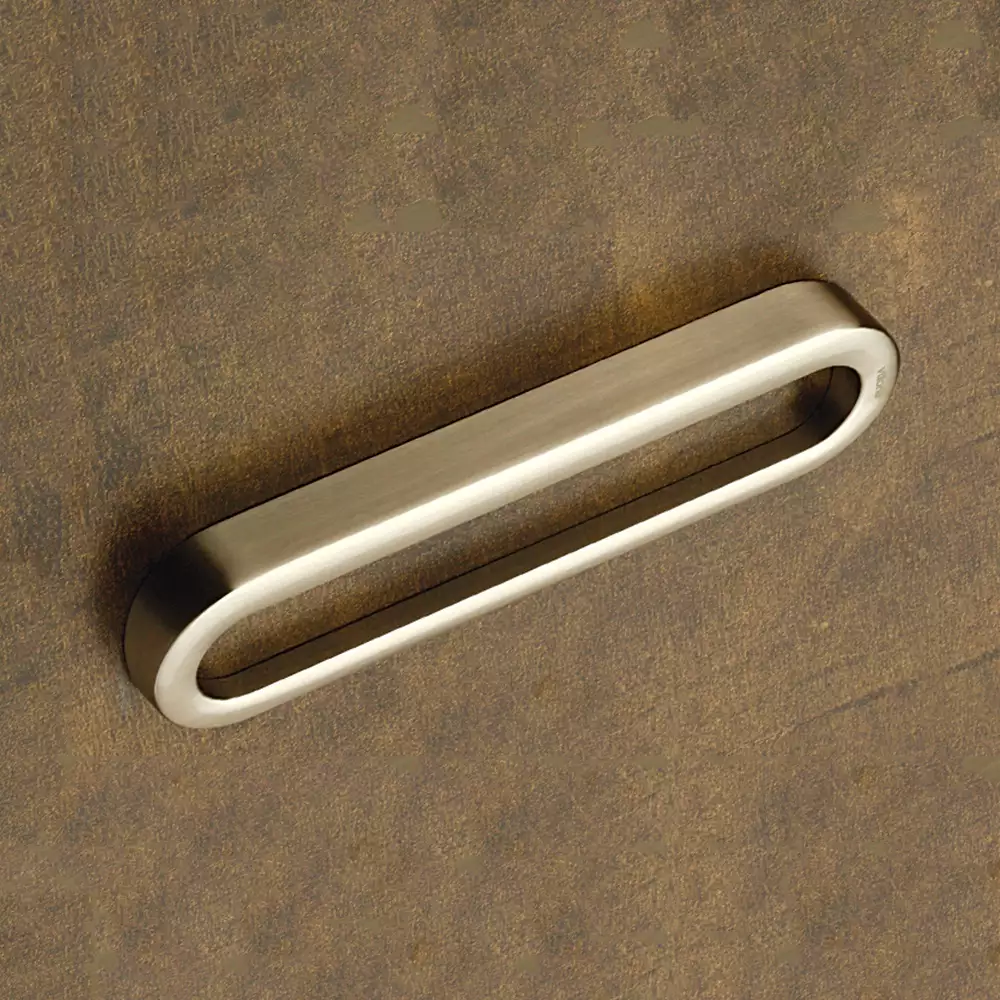 Vittoria V-132 Zinc Flush Type Drawer Handles, 96 mm - Stainless Steel