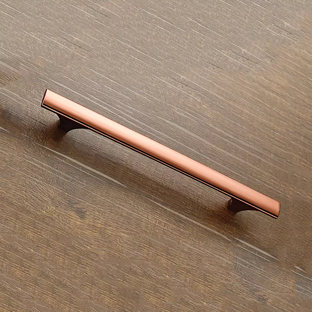 Vittoria V-138 Zinc Regular Drawer Handles, 224 mm - Rose Gold