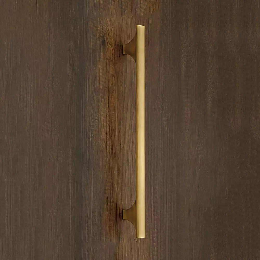 Main Door Handle V-138 - Antique Brass 300mm - Vittoria