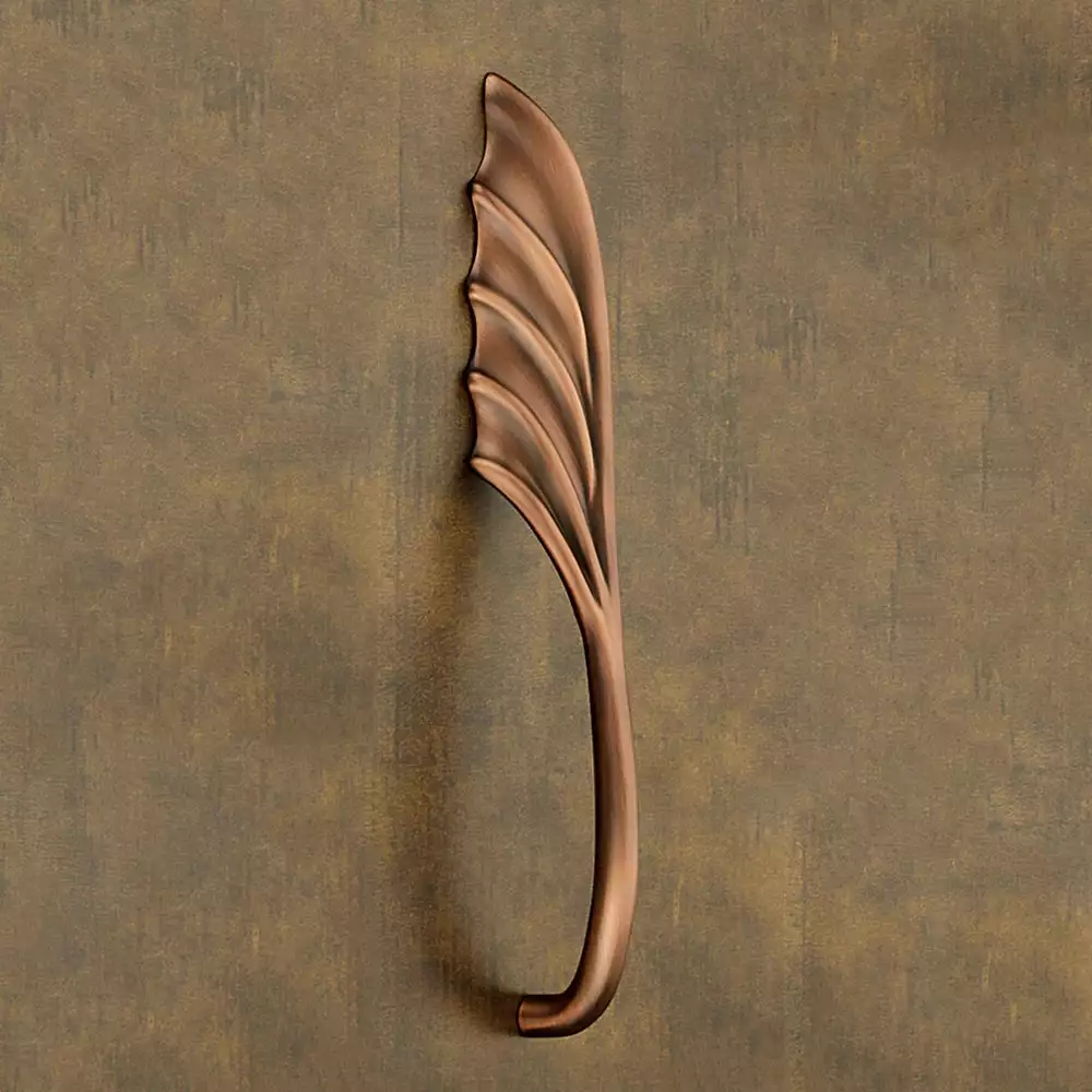 Main Door Handle V-144 - Antique Copper 300mm - Vittoria