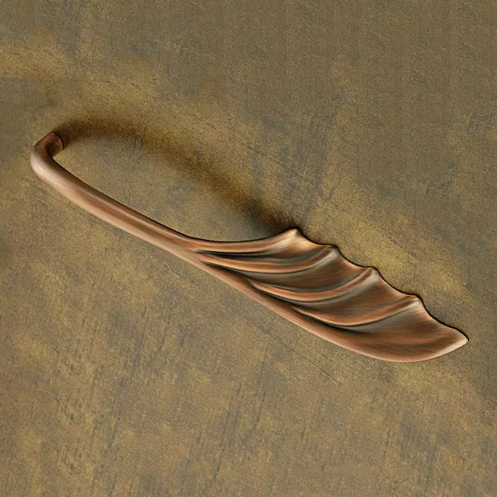 Drawer Handle V-144- Antique Copper/Rustic-Right 224mm - Vittoria