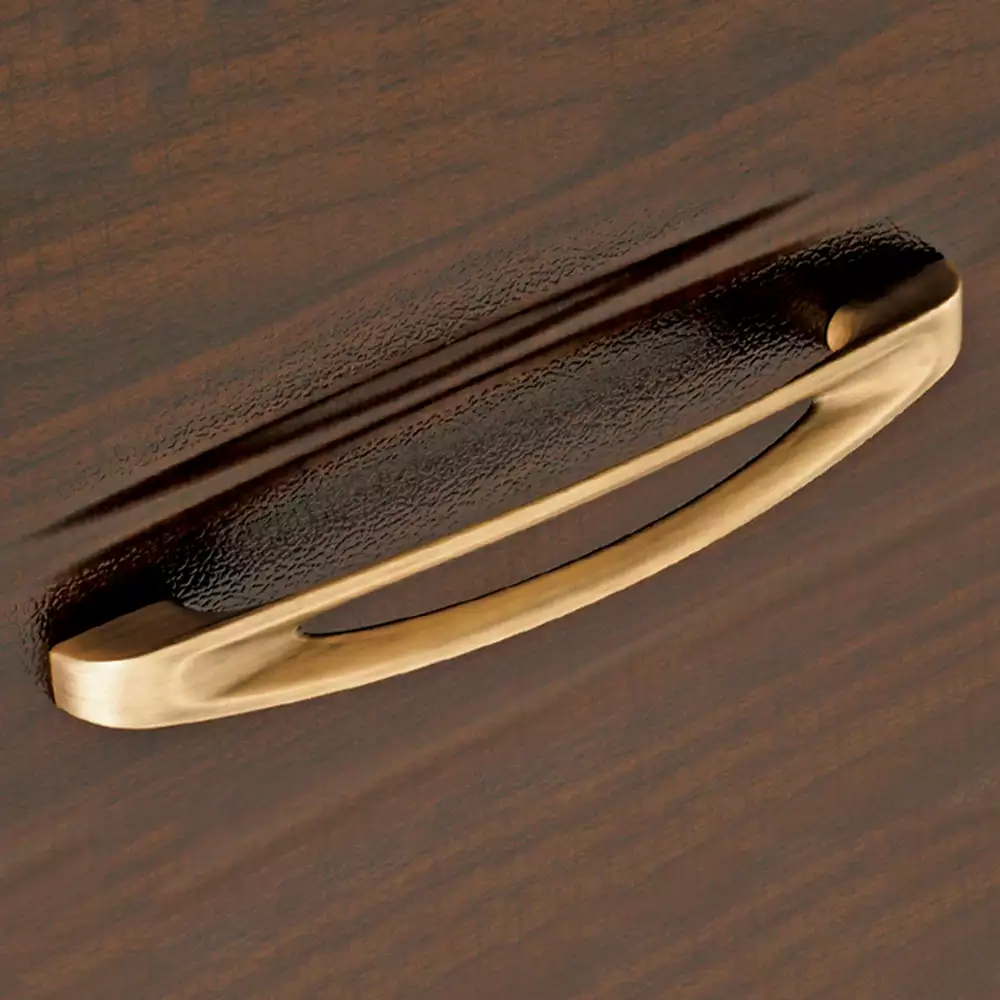 Vittoria V-106 Zinc Designer Drawer Handle, 224 mm - Antique Brass