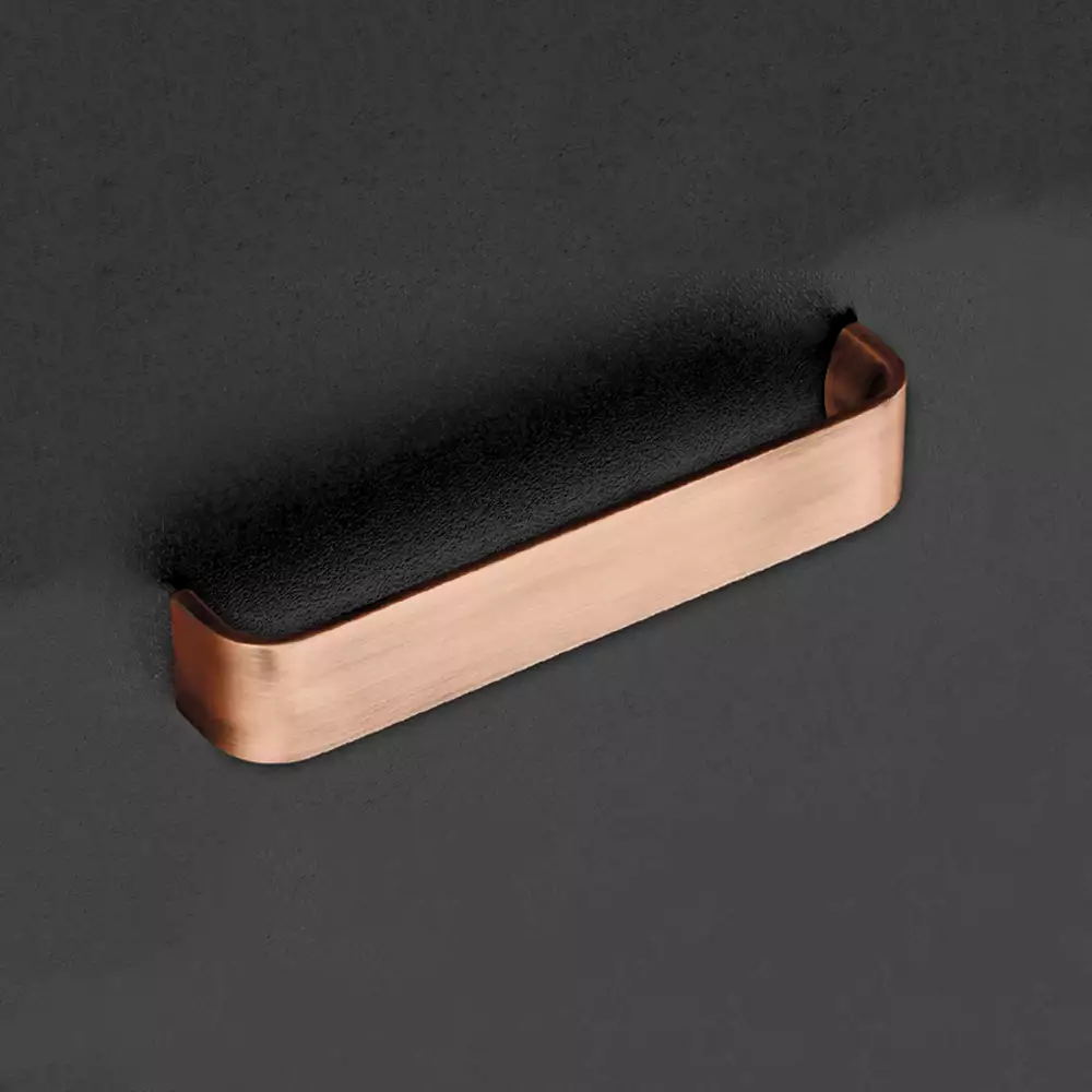 Vittoria V-110 Zinc Regular Drawer Handles, 160 mm - Antique Copper