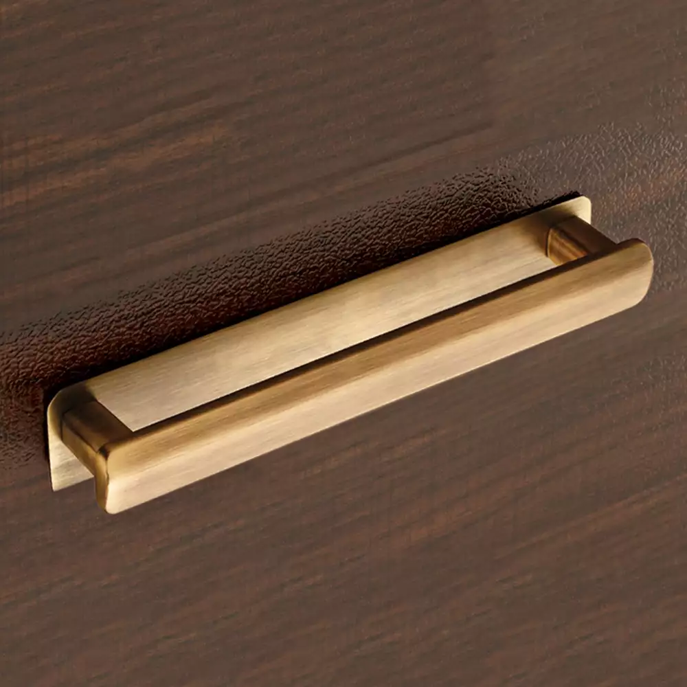 Vittoria V-115 Zinc Regular Drawer Handles, 288 mm - Antique Brass