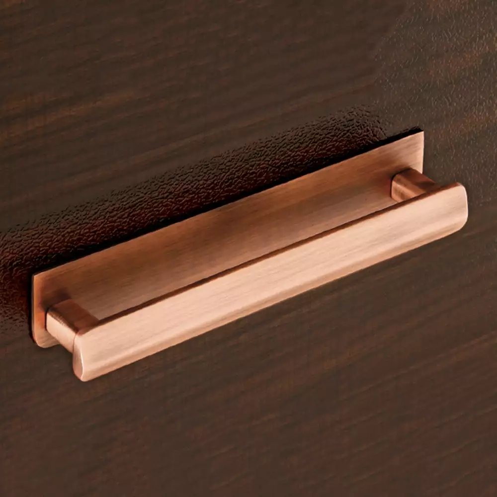 Vittoria V-115 Zinc Regular Drawer Handles, 288 mm - Antique Copper