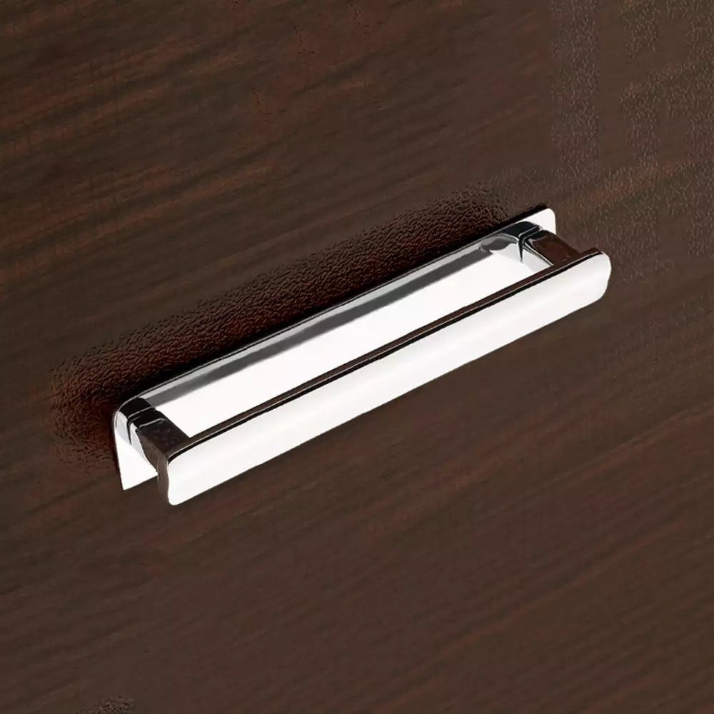 Vittoria V-115 Zinc Regular Drawer Handles, 224 mm - Chrome Plated