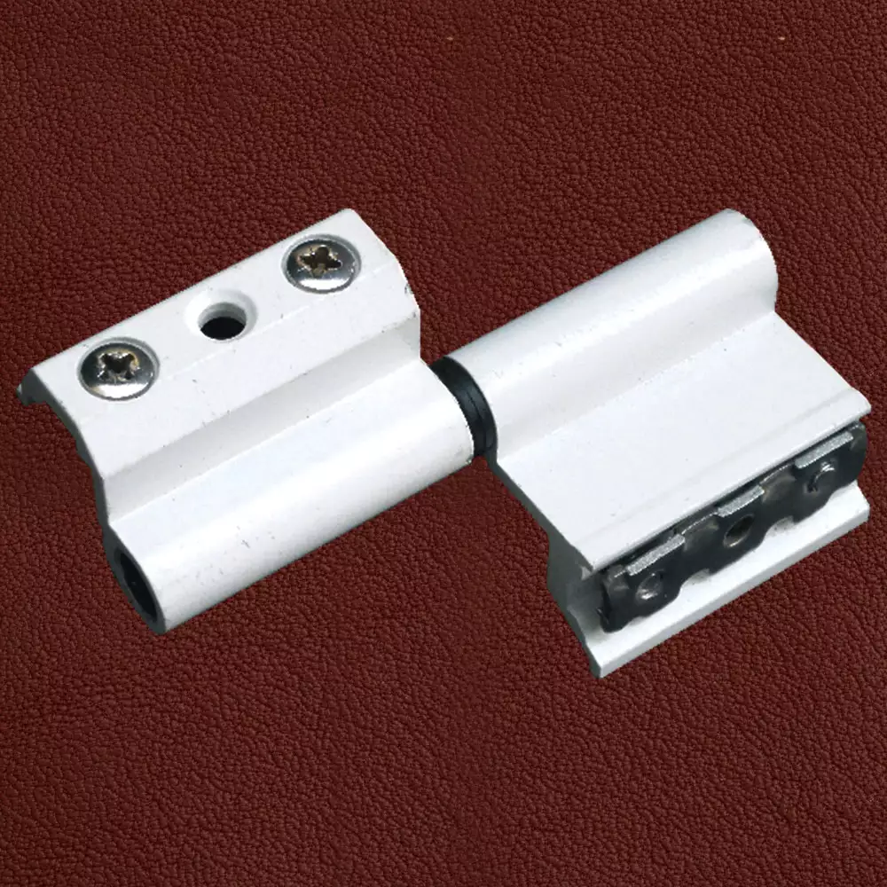 (Pack of 100) Butt Hinge for Aluminium Casement Windows - Euro Groove - McCoy BH-E - White - McCoy 8M