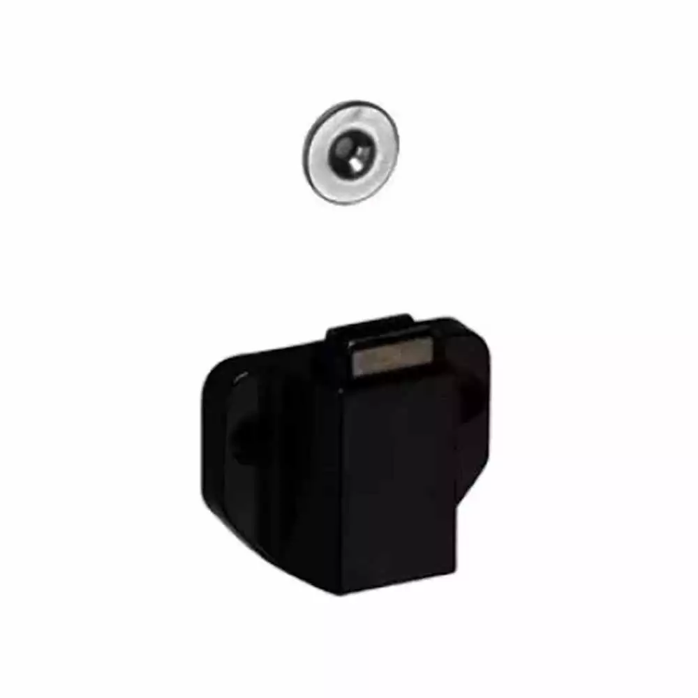 Hettich Assorted Glass Door Hinge - Magnetic catch D7/GP9 black