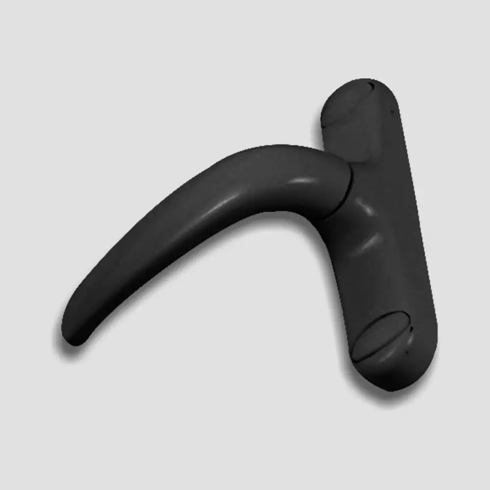 Multipoint Handle For Aluminium Casement Windows - Series - McCoy MPLH - Left (Black) - McCoy 8M