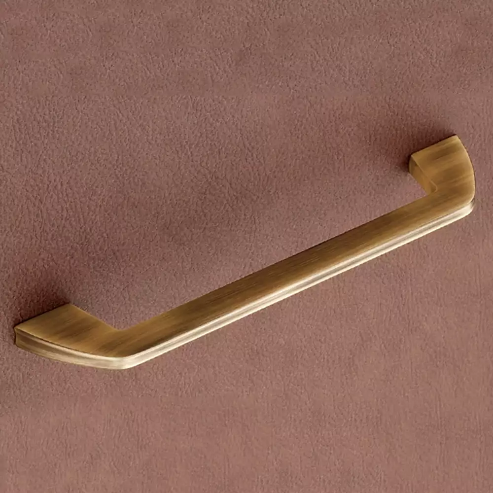 Vittoria V-121 Zinc Regular Drawer Handles, 416 mm - Antique Brass