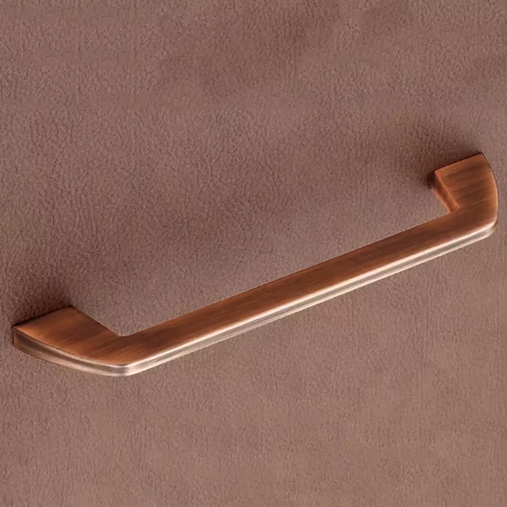 Vittoria V-121 Zinc Regular Drawer Handles, 96 mm - Antique Copper