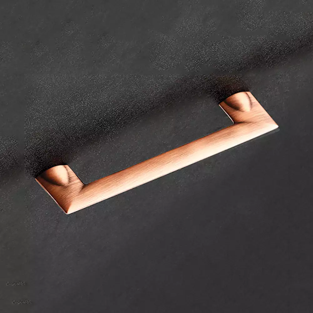 Vittoria V-124 Zinc Regular Drawer Handles, 160 mm - Antique Copper