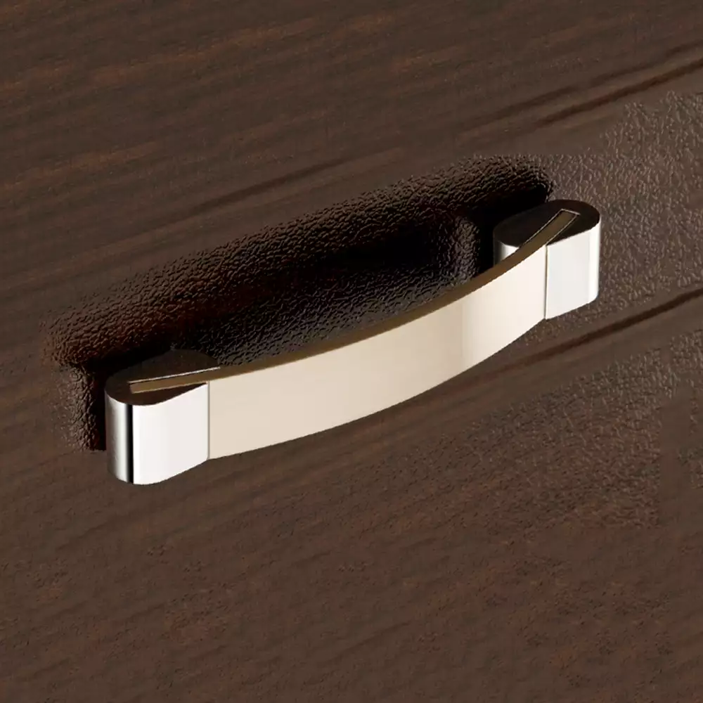 Vittoria V-127 Zinc Designer Drawer Handles, 128 mm - CP/SS