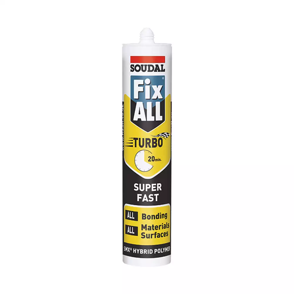 McCoy Soudal Fix All Turbo (UK) White (290ml) Hybrid Sealant