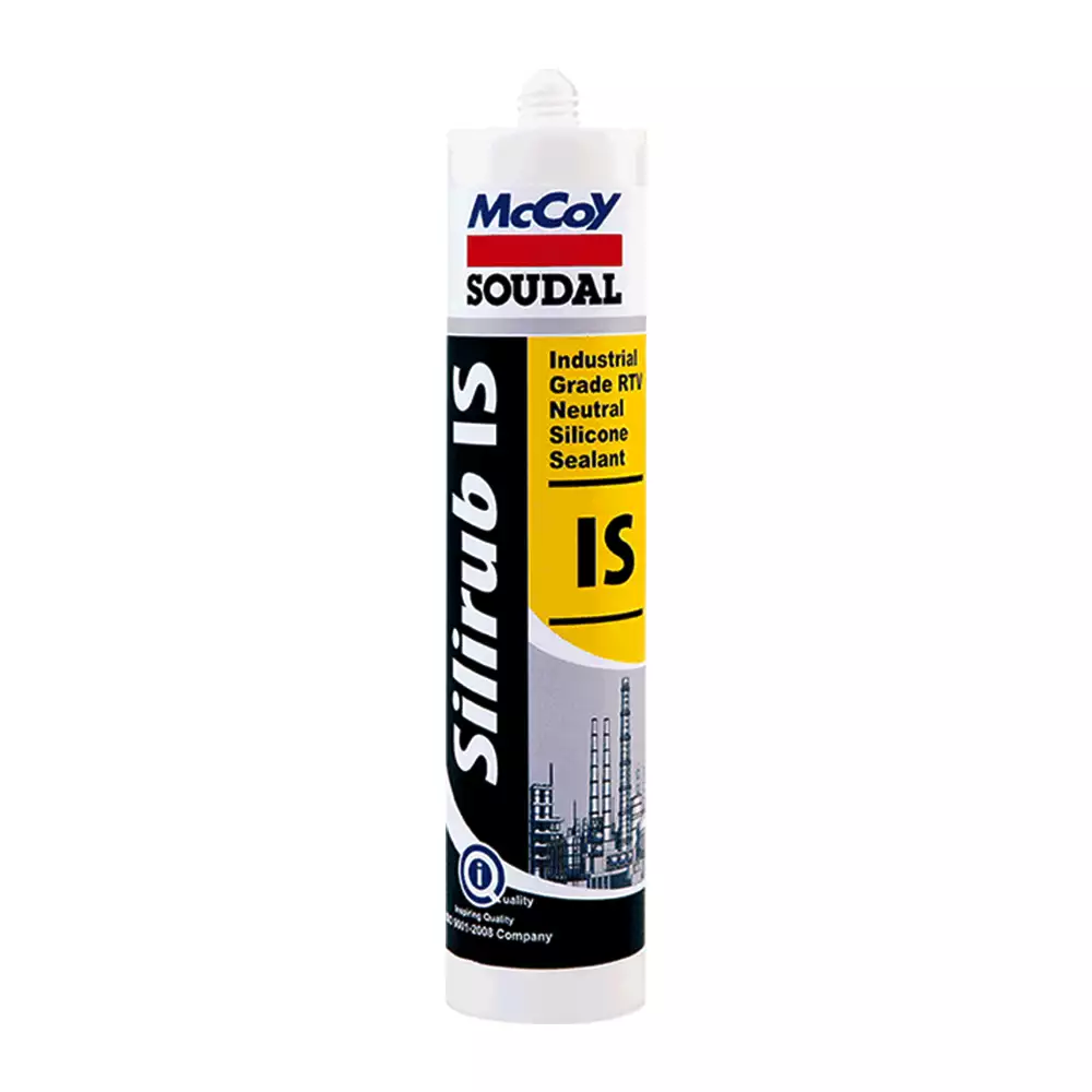 McCoy Soudal Silirub IS Neutral Silicone Sealant - RAL 9002 Off White (280 ml)