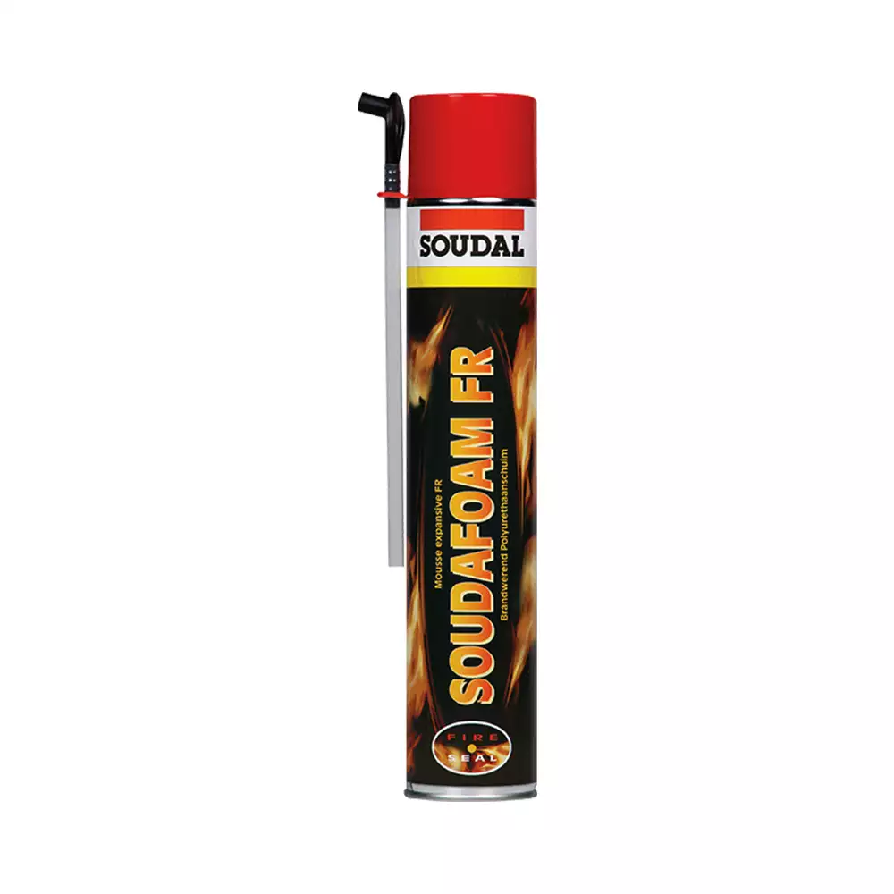 McCoy Soudal Soudafoam FR Expandable PU Foam - Light Red (750 ml)