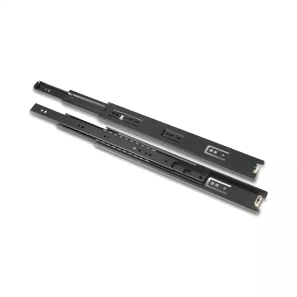 Ozone Telescopic Standard Ball Bearing Drawer Slide, 400 mm (Black)