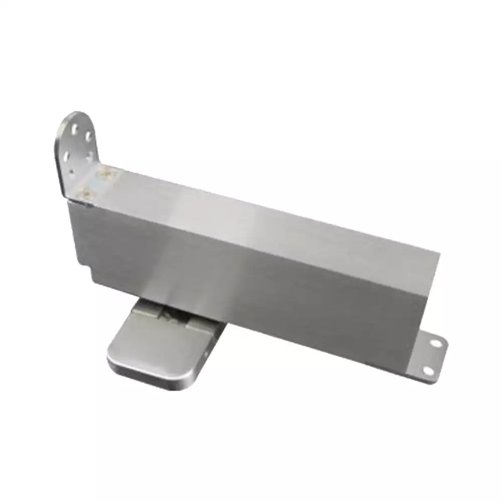 Ozone OCFH-W-100 STD Self Closing Hydraulic Patch Fitting For Wooden Door - Satin Stainless Steel