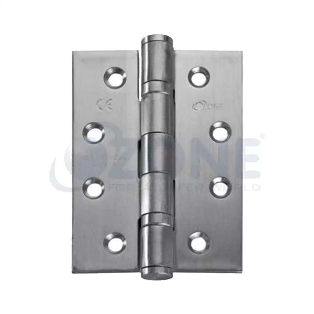 Ozone Fire Rated Butt Hinge With 2 Ball Bearings (4'' X 3''), THK 3 mm