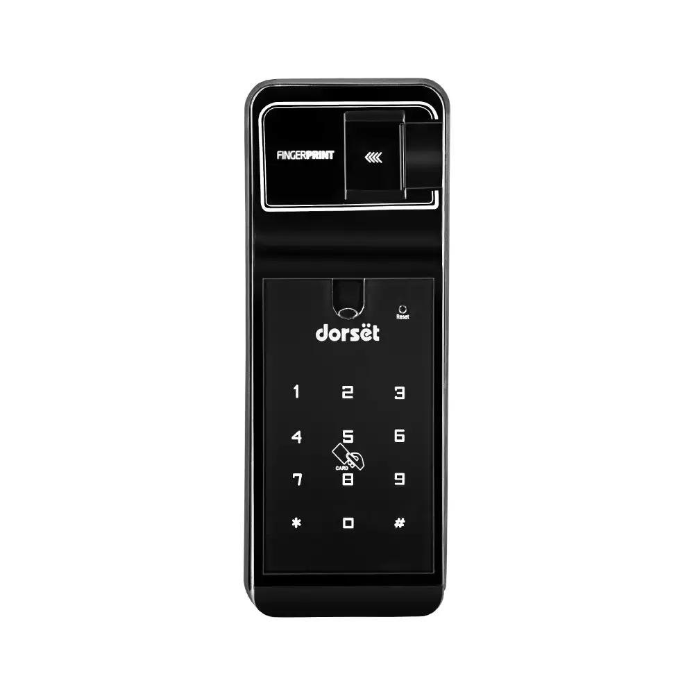 Dorset DG 601 GM Rim Smart Door Lock for Home With Fingerprint, Pin Code, RFID, Key Access (Graphite Matt)