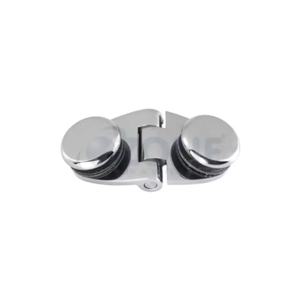 Ozone Glass to Glass Hinge (OSH-6), Chrome Polish