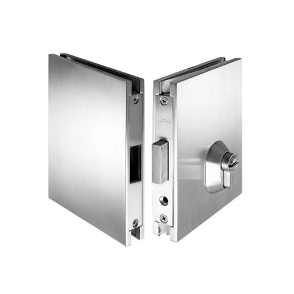 Ozone Glass Door Lock With Dead Bolt & Strike Box - SSS