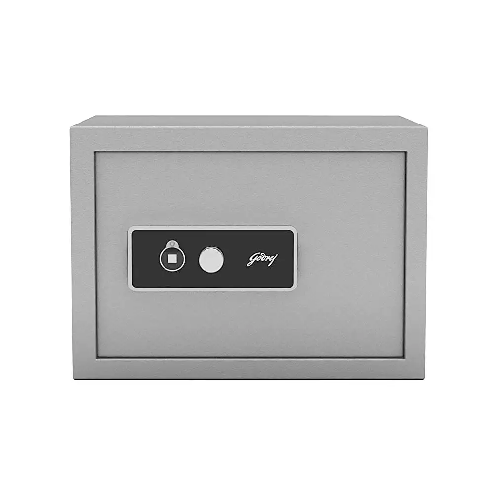 Godrej Forte Pro (15 Litre) Manual Safe Locker For Home & Office With Key Lock, Light Grey - 9 Kg