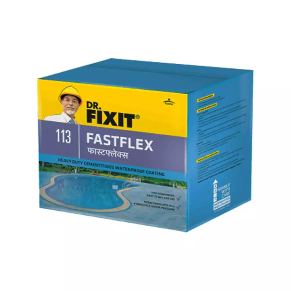 (Pack of 10) Dr. Fixit 12 Kg Fastflex Roof Waterproofing 