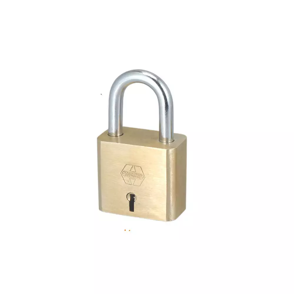 Harrison 7-T 12 Levers Padlock With 3 Keys - 60 mm (Brass Lacquer)