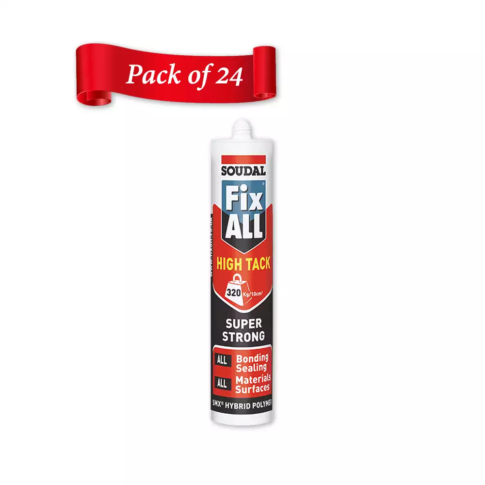 McCoy Soudal Fix All High Tack White (290ml) Hybrid Sealant Bulk