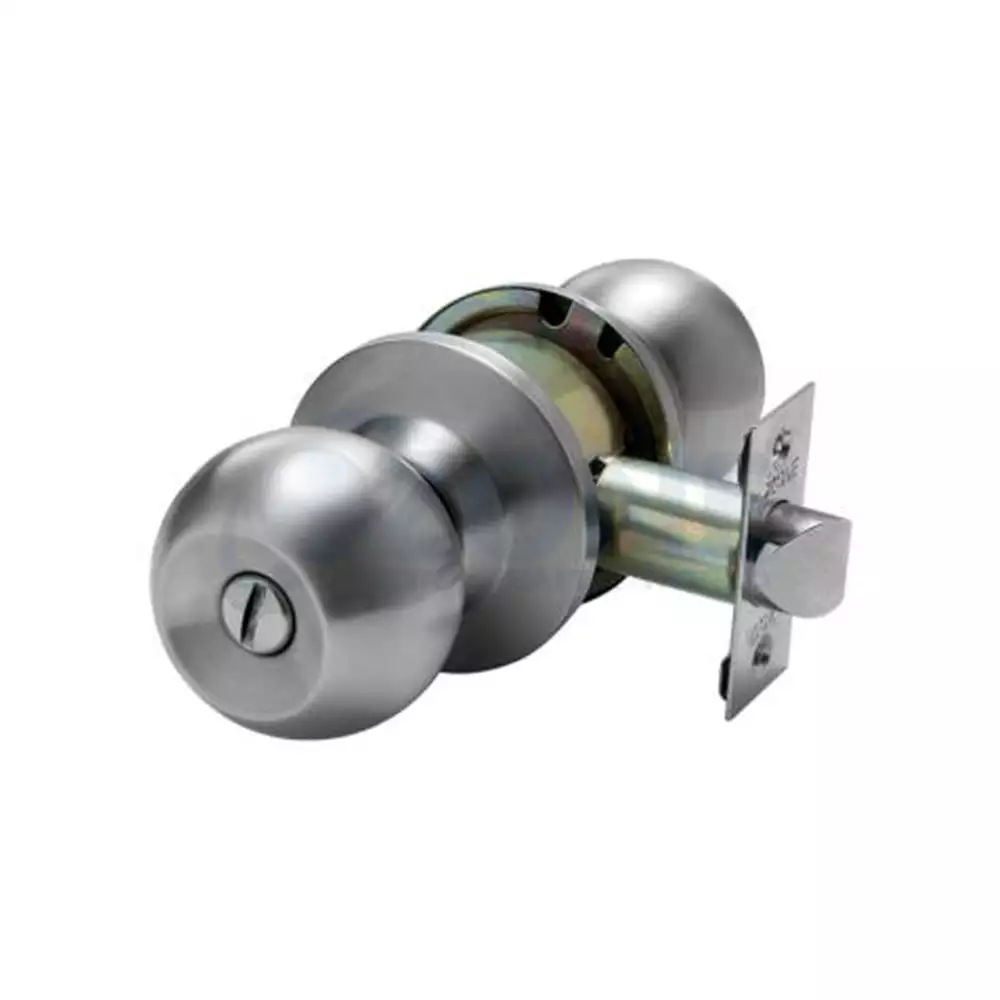 Ozone Knob Lock with Push Button & Coin Release - SSS