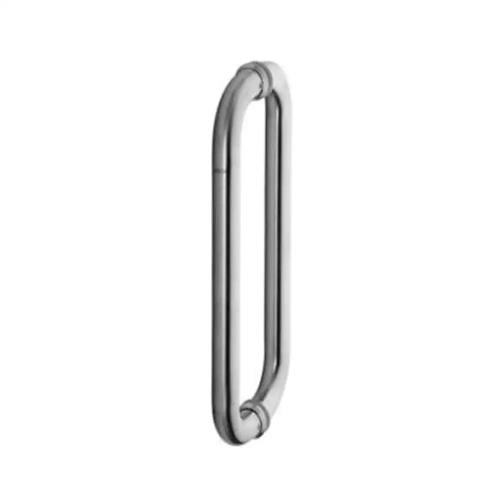 Ozone OGH-11S 25x450 mm D-Type Glass Door Handle - Satin Stainless Steel Finish